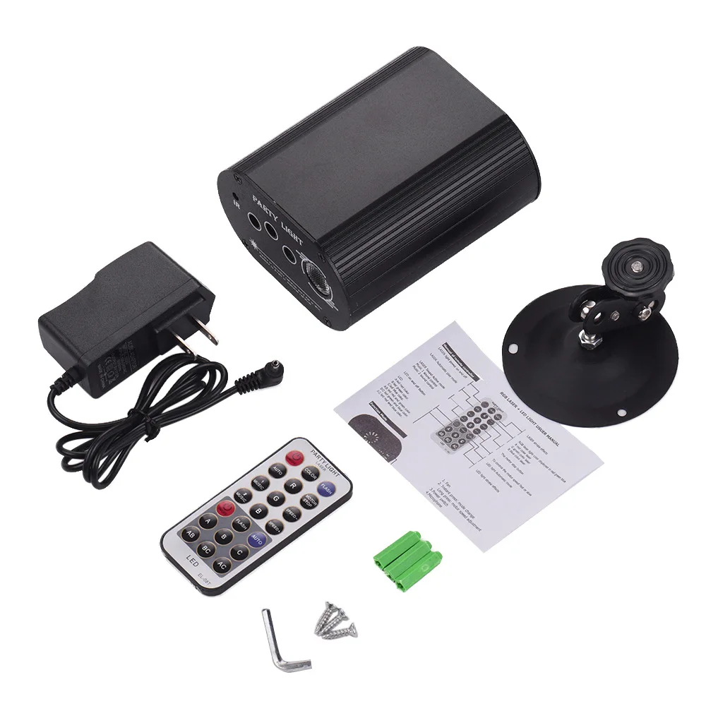 RGB Disco LED Light Magic Ball With 60 Patterns Laser Projector DJ Party Holiday Bar Effect Lamp Christmas Stage Lighting Effect