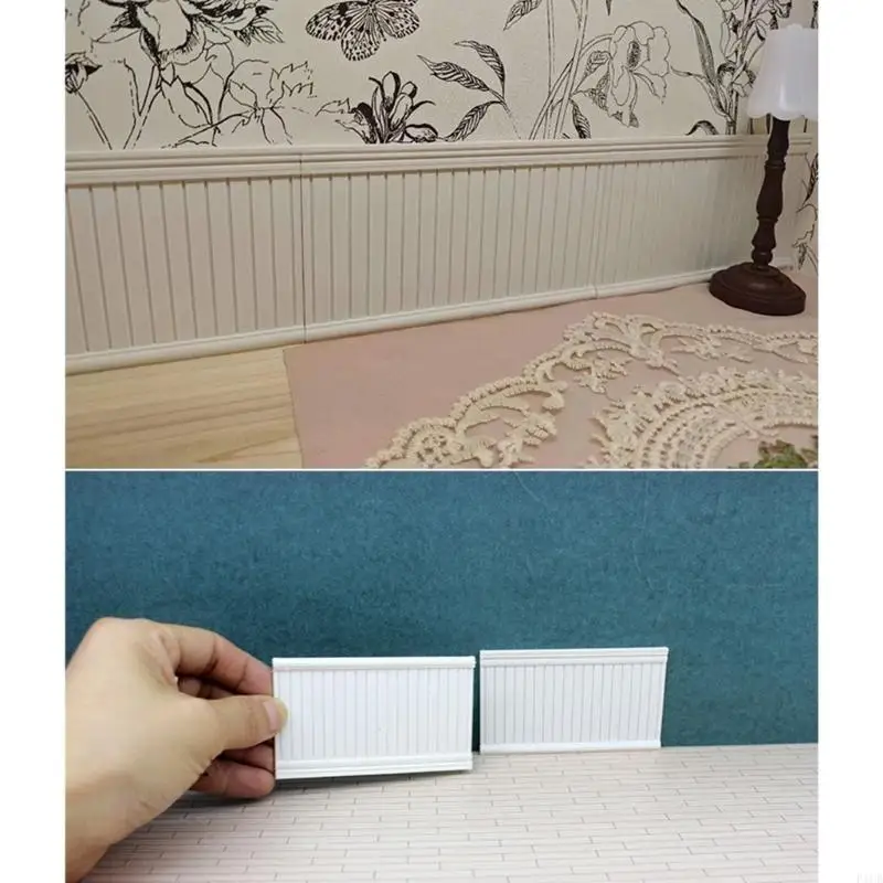 

F1CB Wainscot миниатюры настенные панель модель кукольного домика Дисплей реалистичная мебель