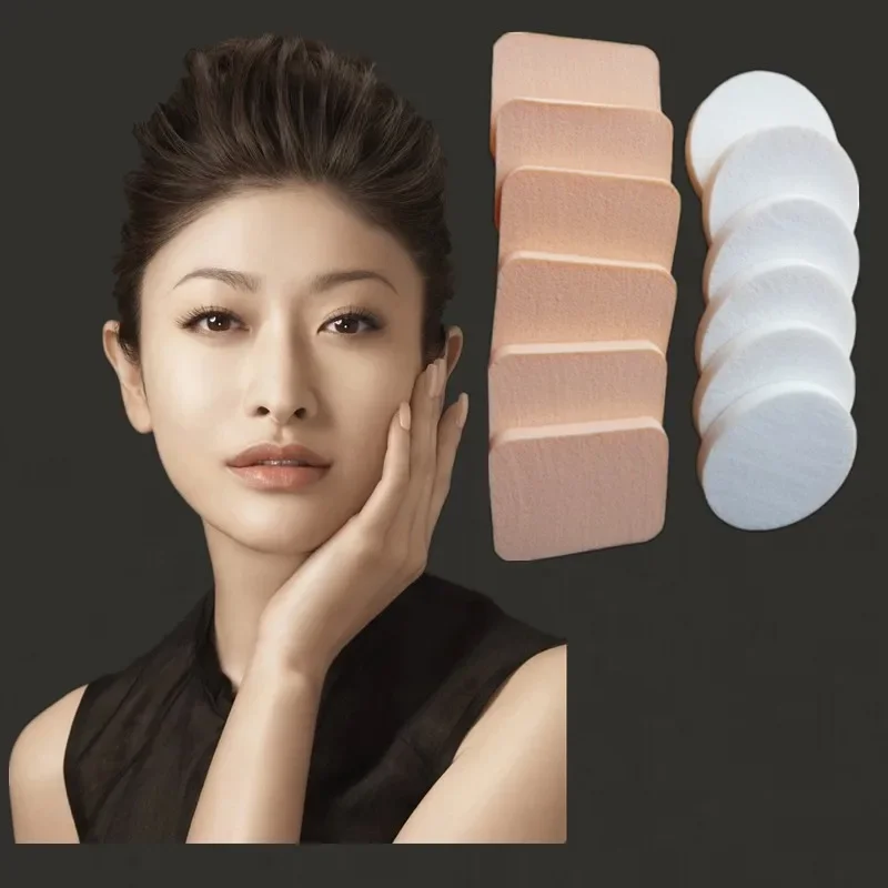 2 ชิ้นแต่งหน้า Fiber Face Wash ฟองน้ําทําความสะอาดเครื่องสําอางค์พัฟ Para Aplicar พจนานุกรมฐานพัฟ Pincel เครื่องมือแต่งหน้าอุปกรณ์เสริม