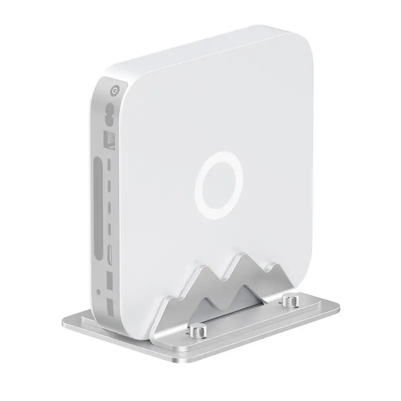 Mini PC Desktop-Computer Ständer Dock Halter Aluminium Vertikale Anti-Rutsch-Ständer Dock Halter für MacBook Aufrechte Basis