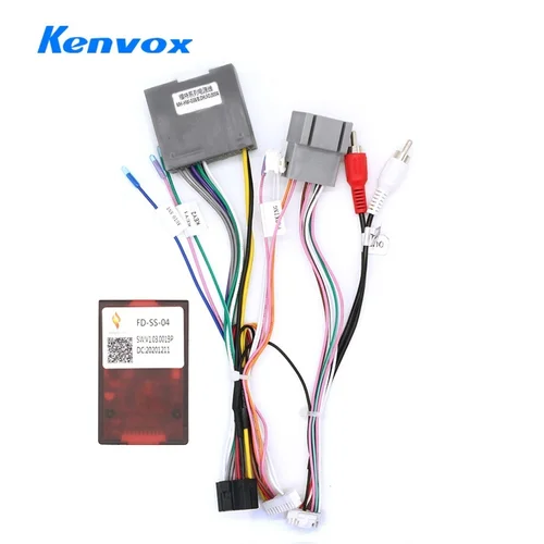 Decodificador de caja Canbus de radio de coche android para Ford Explorer Escape F150 2012, conector de Cable de alimentación con enchufe de arnés de cableado de 16 pines