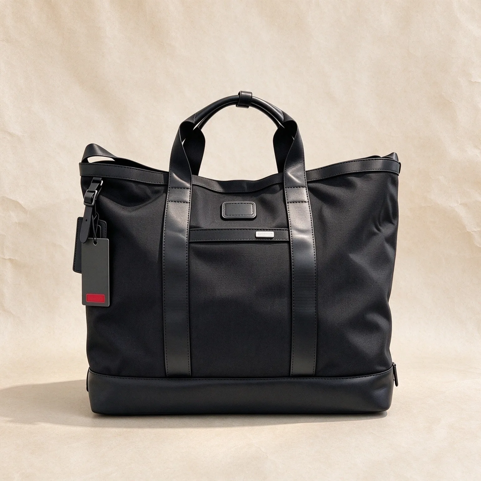 Ballistic Nylon Business Travel Tote Bag for Men, Large Capacity Handheld Shoulder Bag