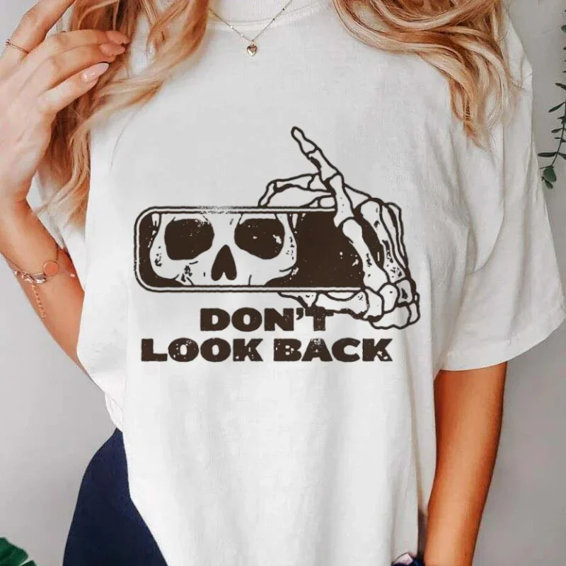 Fashion Cartoon Trendy T-Shirt Women's T-Shirt Clothing Short Sleeve Pattern Women's Casual Simple Printed Retro Fun Letter T-Sh