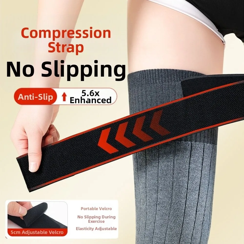 جديد زائد المخملية الشتاء منصات الركبة مرنة مع الأشرطة الدافئة الركبة كم سميكة يندبروف Coldproof الركبة دعم العالمي #3