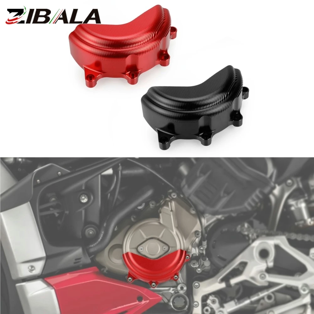 Left Engine Stator Cover Motorcycle Engine Decoration Cover Alternator Cover Cap For DUCATI PANIGALE V4/S Streetfighter V4/S