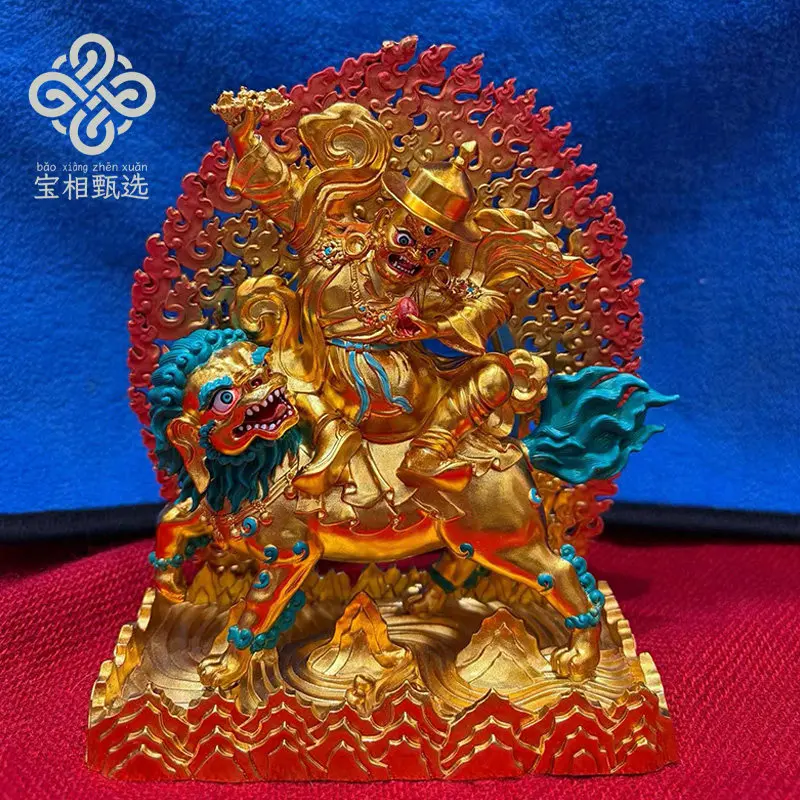 Shan Jian Dharma Protector Dan Jian Dharma Pure Copper Gilt Buddha Statue Copper Treasure Phase Selection t3 Tibetan Tantra Budd
