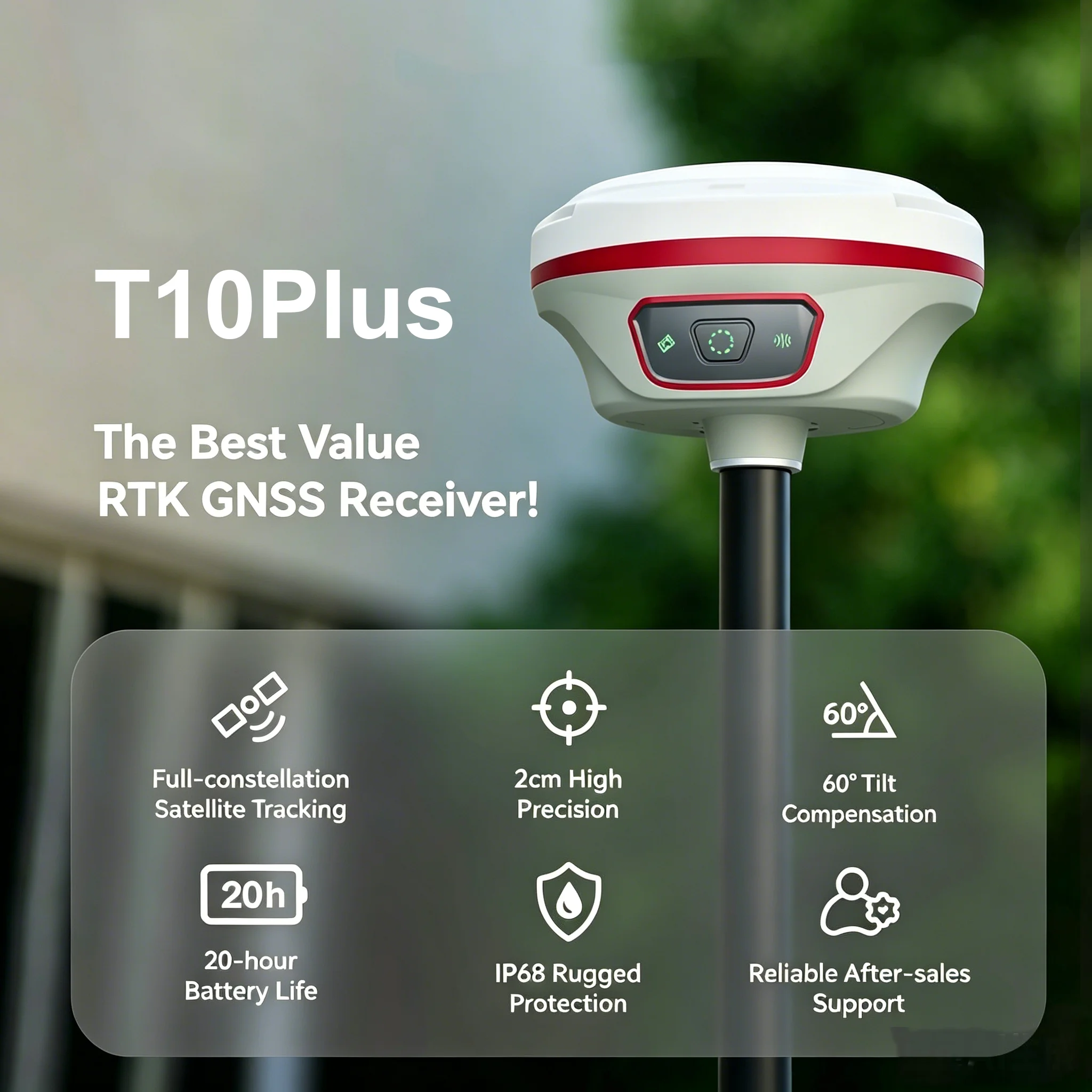 Comnav T10Plus/A10PLUS GPS Survey Equipment Sino Rtk Gnss IMU Sinognss GNSS RTK Survey Comnav Gps