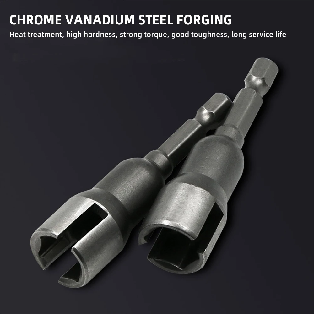 1pc 6.35mm gambo esagonale manicotto del foro della farfalla manicotto del cacciavite elettrico utensili manuali pratico cacciavite