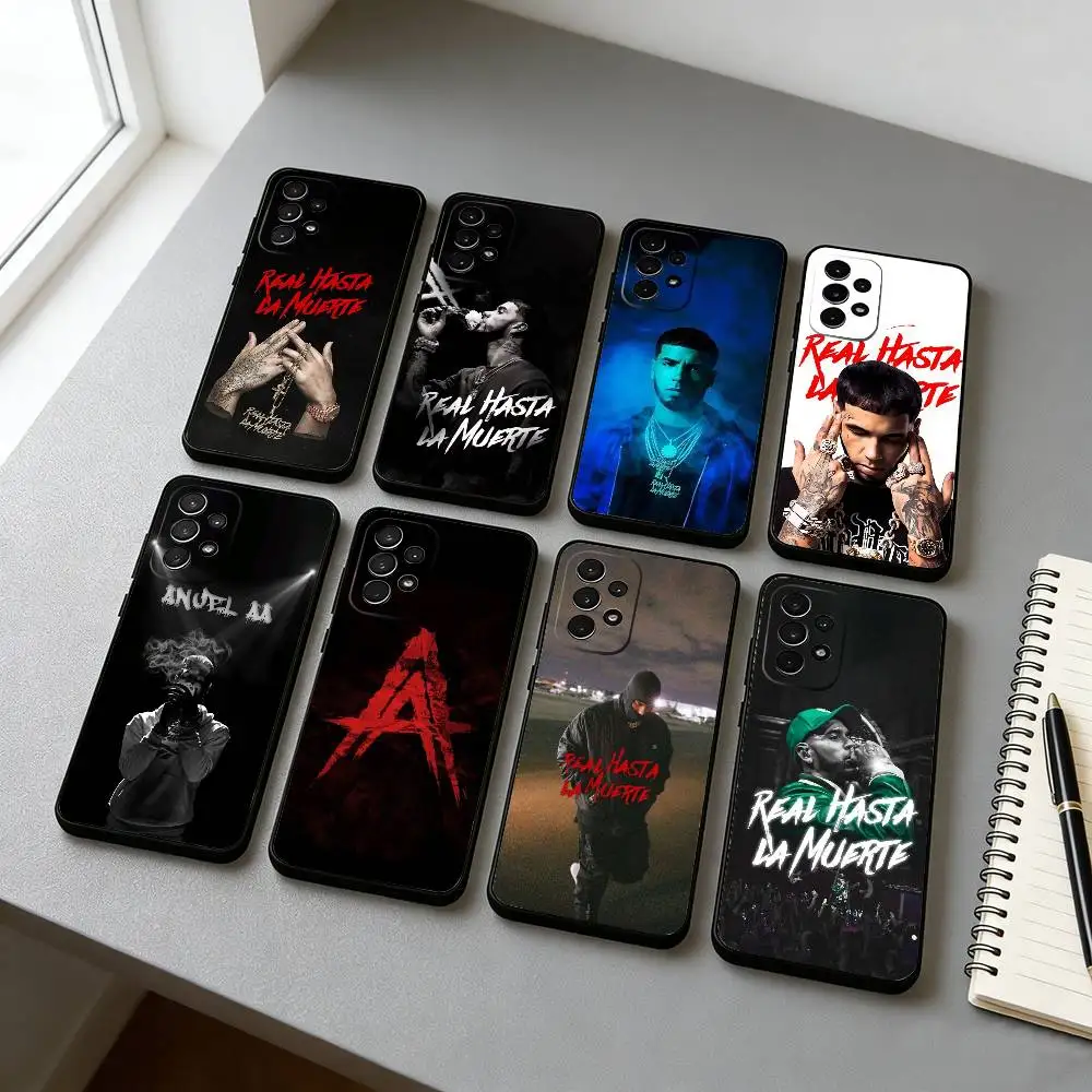 A-Anuel AA Real Hasta La Muerte Phone Case For Samsung S25,S24,S21,S22,S23,S30,Ultra,S20,Plus,Fe,Lite,Note,10,Black Cover