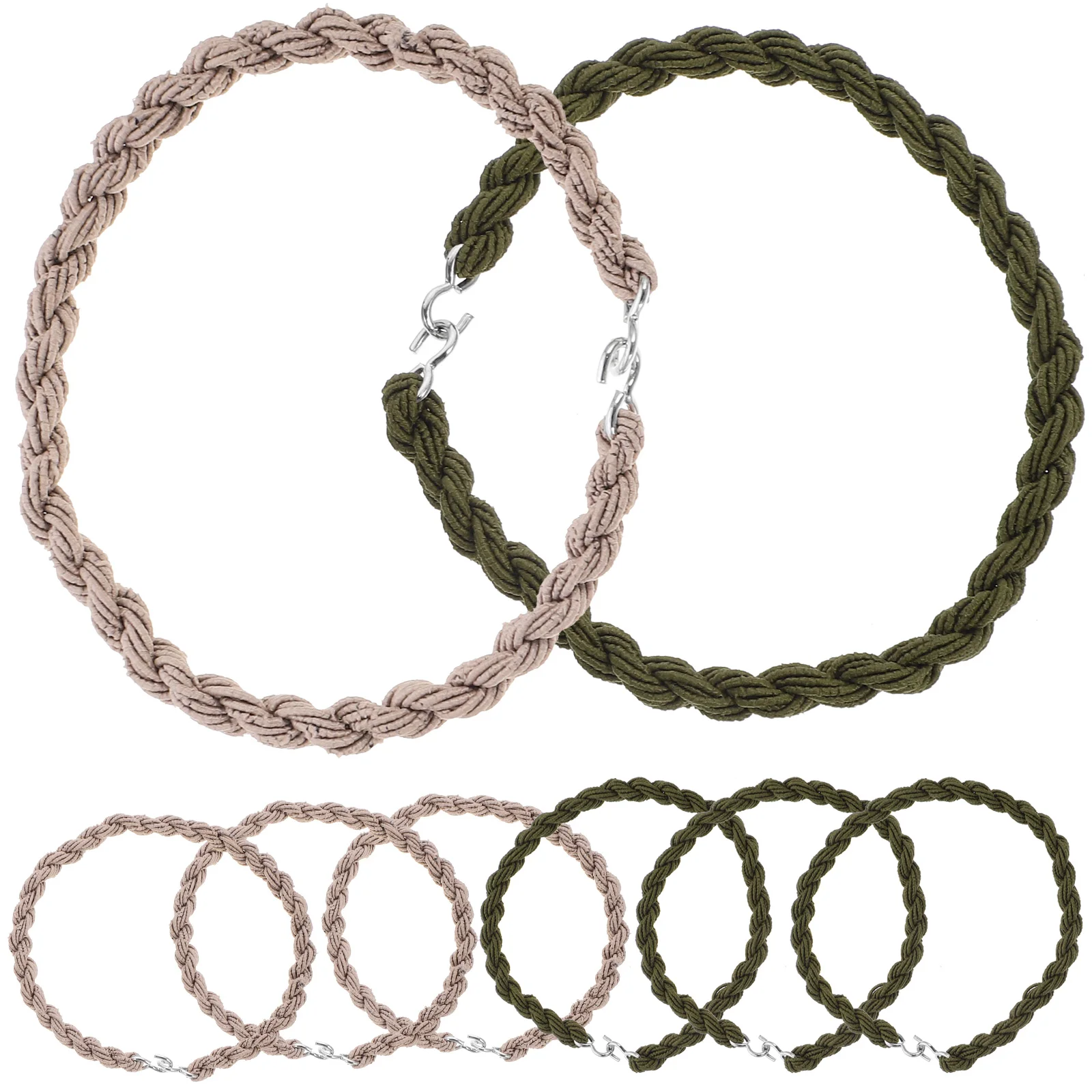 

8 Pcs Elastic Boot Strap Camping Accessories Straps on Foot for Boots Aluminum Alloy Adjustable Trousers Pants Leggings Ropes
