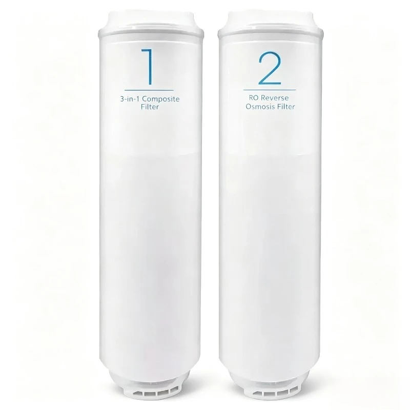 1pcs Water Purifier 1A/400G Kitchen Lower Three-in-One No. 1 Composite Filter Element No. 2 RO reverse Osmosis 500G
