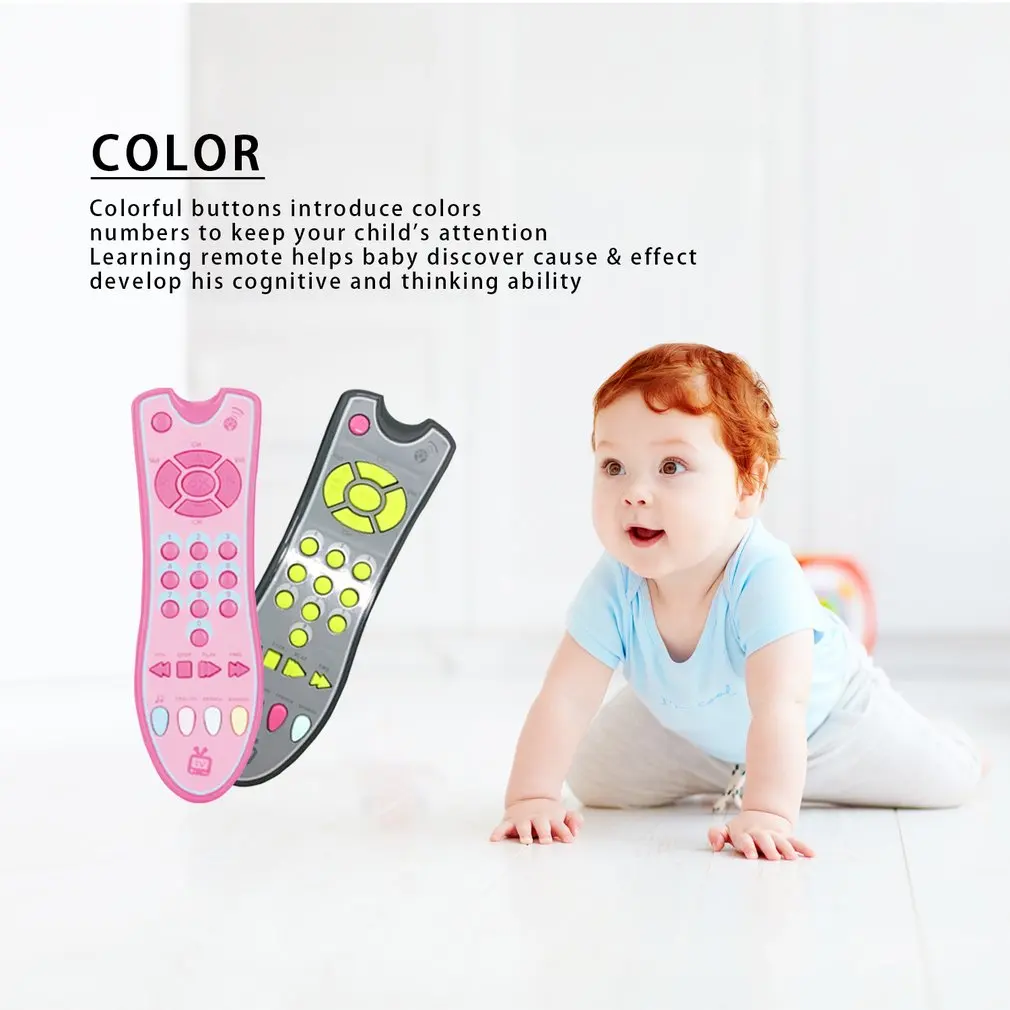 Baby Toy Music Mobile Phone TV Remote Control Early Educational Toys Electric Numbers Learning Machine Gifts For Newborn