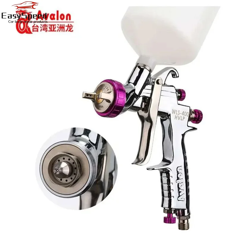 Taiwan AVALON Wls400 Car Spray Gun Spray Paint Oil Water-Based Varnish Airbrush  Gap Nozzle 1.4 Pneumatic For AUTO