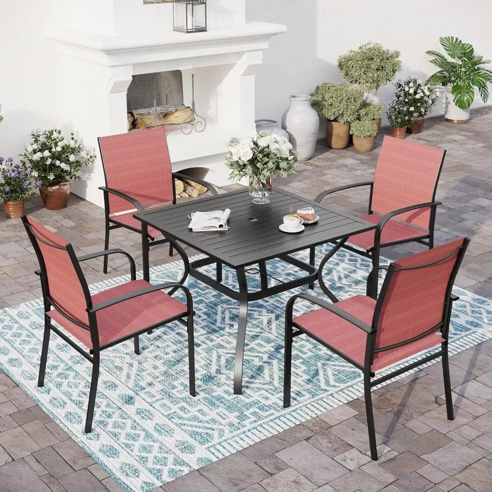 5 piece terrace dining set for 4,37 