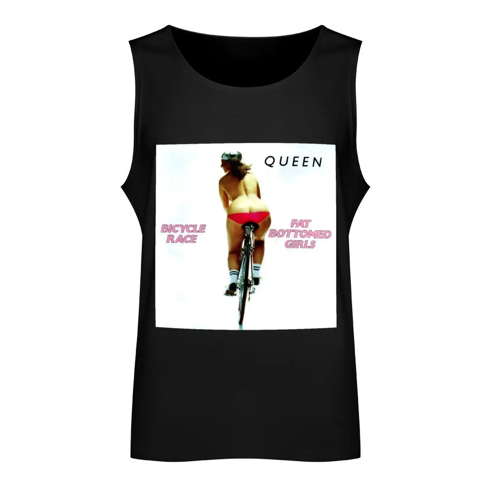 Königin hat Fahrrad fahren Poster Tank Top Männer Sommerkleid ung 2024 T-Shirts für Männer Fitness studio T-Shirts T-Shirt Männer