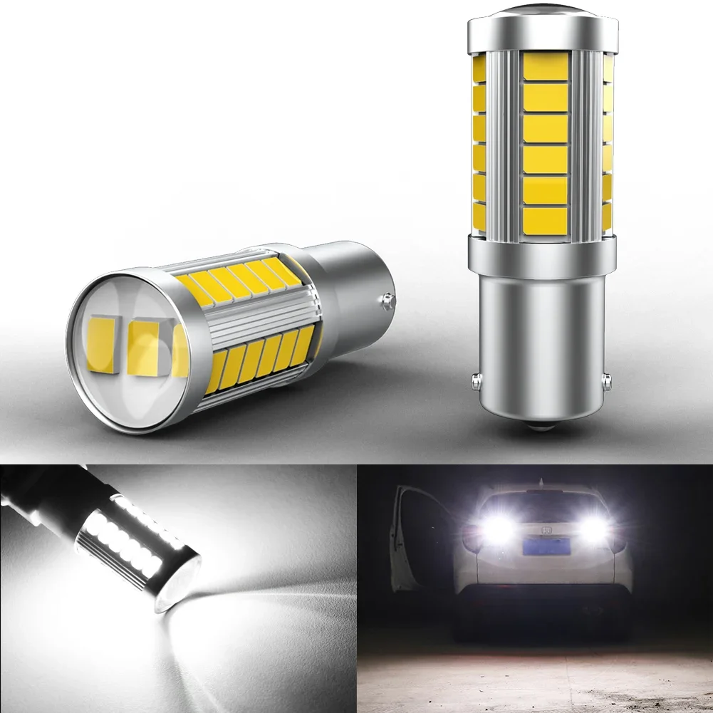 2pcs 1156 ba15s p21w Led Car Light T25 3157 P27/7W Style Turbo Diode 5630 Chips 1157 7443 7440 3156 For Subaru Outback Forester