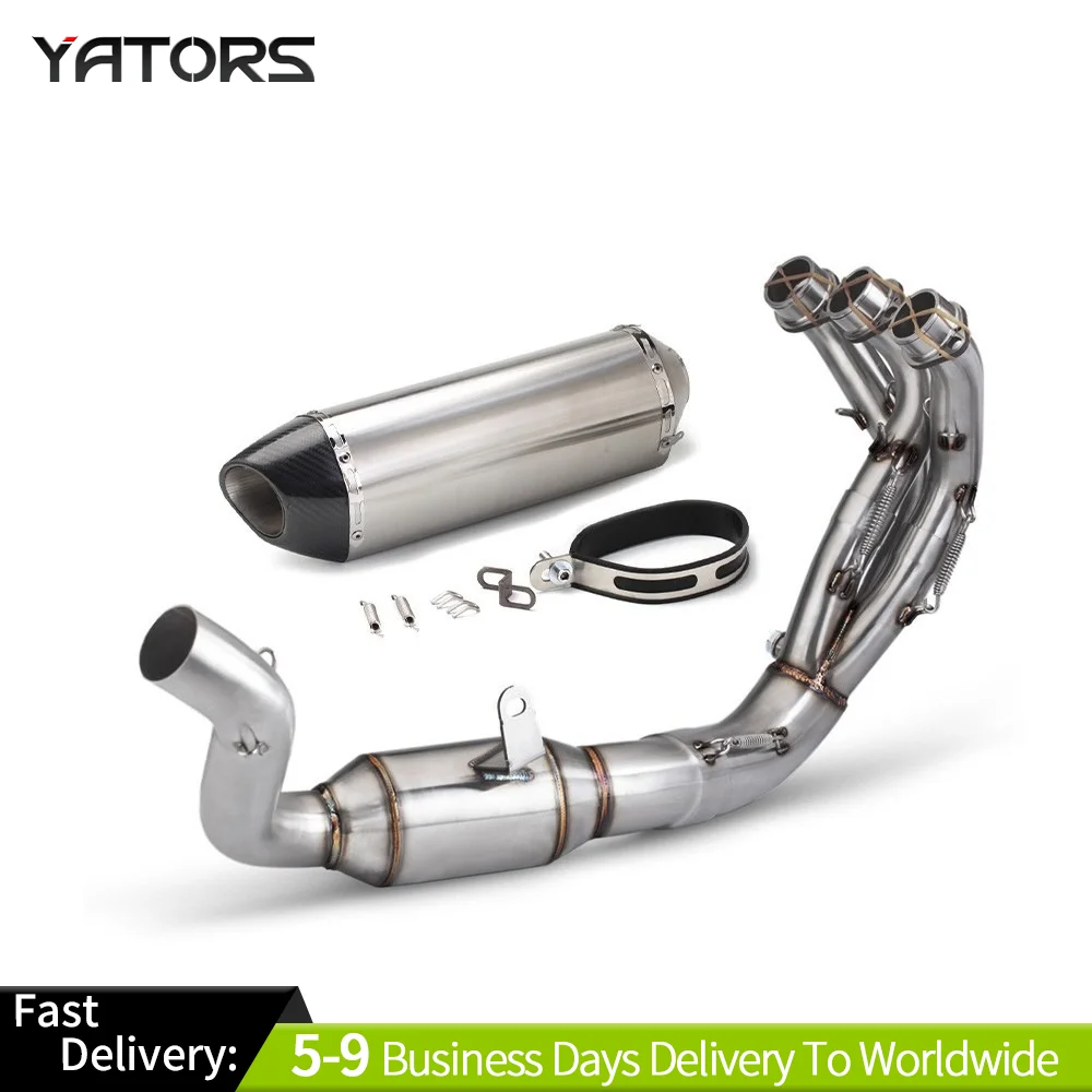 

Exhausts Pipes MT-09 2021-2024 For Yamaha XSR900 Exhaust Header Pipe Muffler Tips Whole System Exhaust Systems