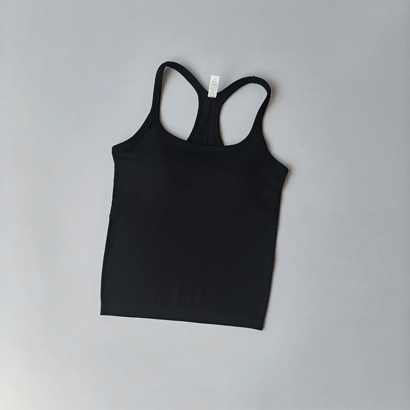 Yoga-Anzug Sportunterwäsche für Damen Stoßfestes, formgebendes Fitness-Top mit kleinen Trägern, I-förmig, schlank geschnitten, zum Laufen im Freien und für Pilates geeignet. – Detail 11