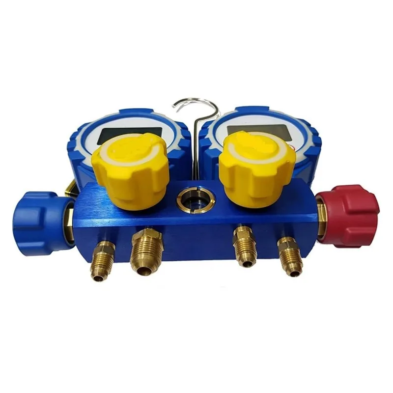 HVAC مقياس المنوع الرقمي متعدد الغاز أدوات التبريد المتعددة VDG-4-S1 مع خرطوم فراغ عالي لنظام A/C للسيارة #5