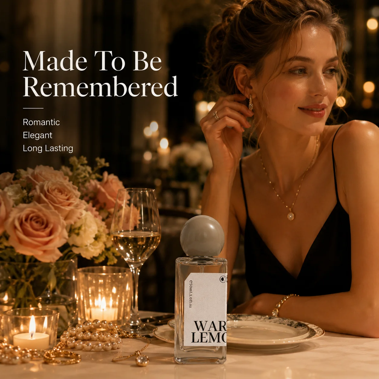 Warm Lemon Rhine Tea Women Perfume 50ml Long Lasting Natural Black Tea Fragrance Fresh Citrus Eau De Parfum for Daily Wear Gift
