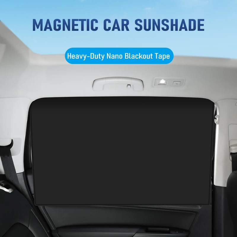 Premium Side Window Sun Shades - Magnetic Attachment & Foldable Design - Universal Fit for Most Cars SUVs & Trucks