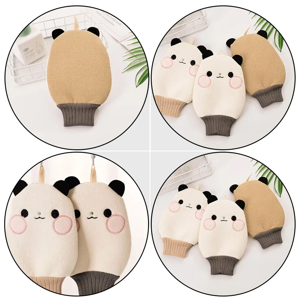 

2Pcs Bath Body Towel Thick Soft Back Scrubber Exfoliating Shower Glove for Skin Cleansing Massage Body Wash Shower Towel