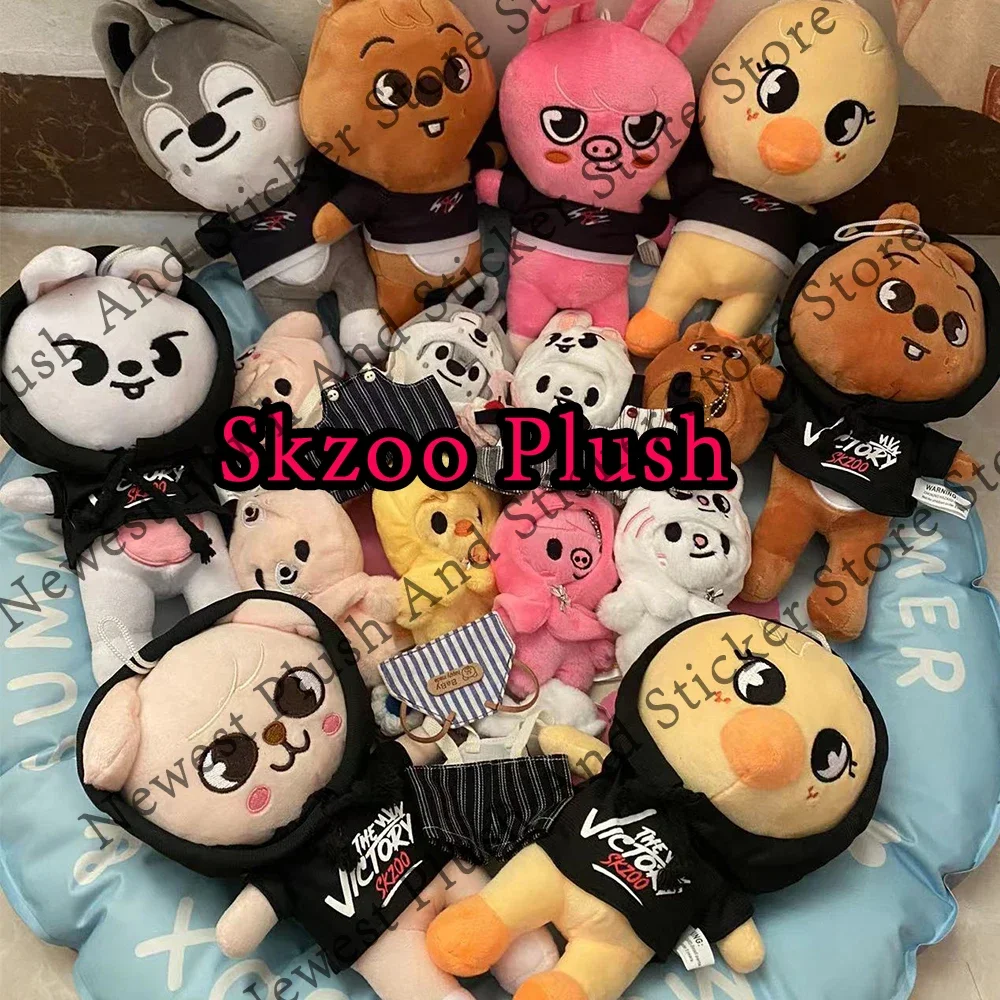 

23cm Skzoo Stray Kids Plush Toys Cartoon Stuffed Animal Plushies Doll Kawaii Character Plush Doll Companion for Kids Adults Fans