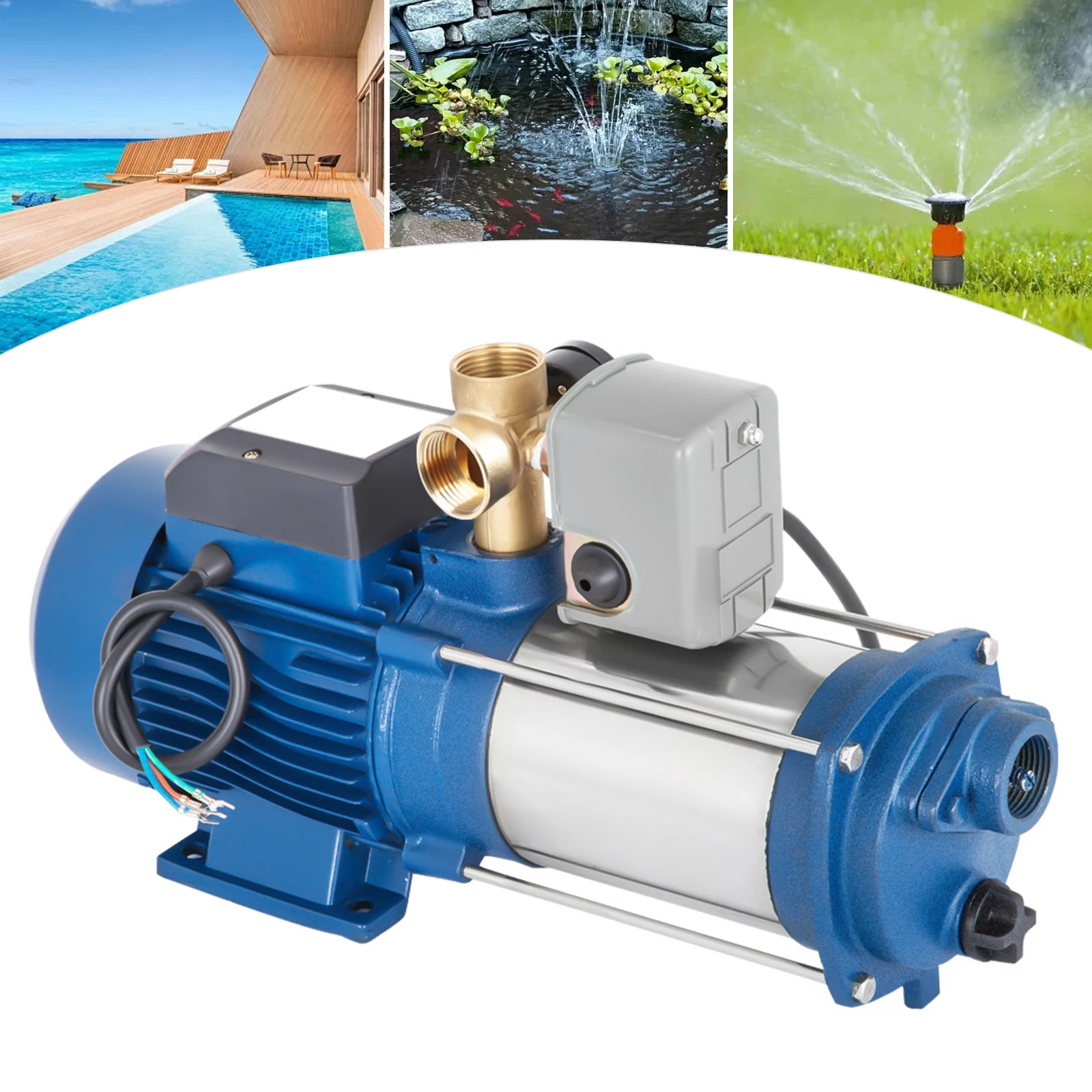 Water Booster Pump - 230V 1800W/2200W Water Transfer Pump - Jet Water Pump - For Garden For Home