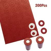 200Pcs Battery Insulators-Adhesive Paper Hollow Insulating Gasket Adhesive-Cardboard Paper For-18650 Battery Insulator Parts