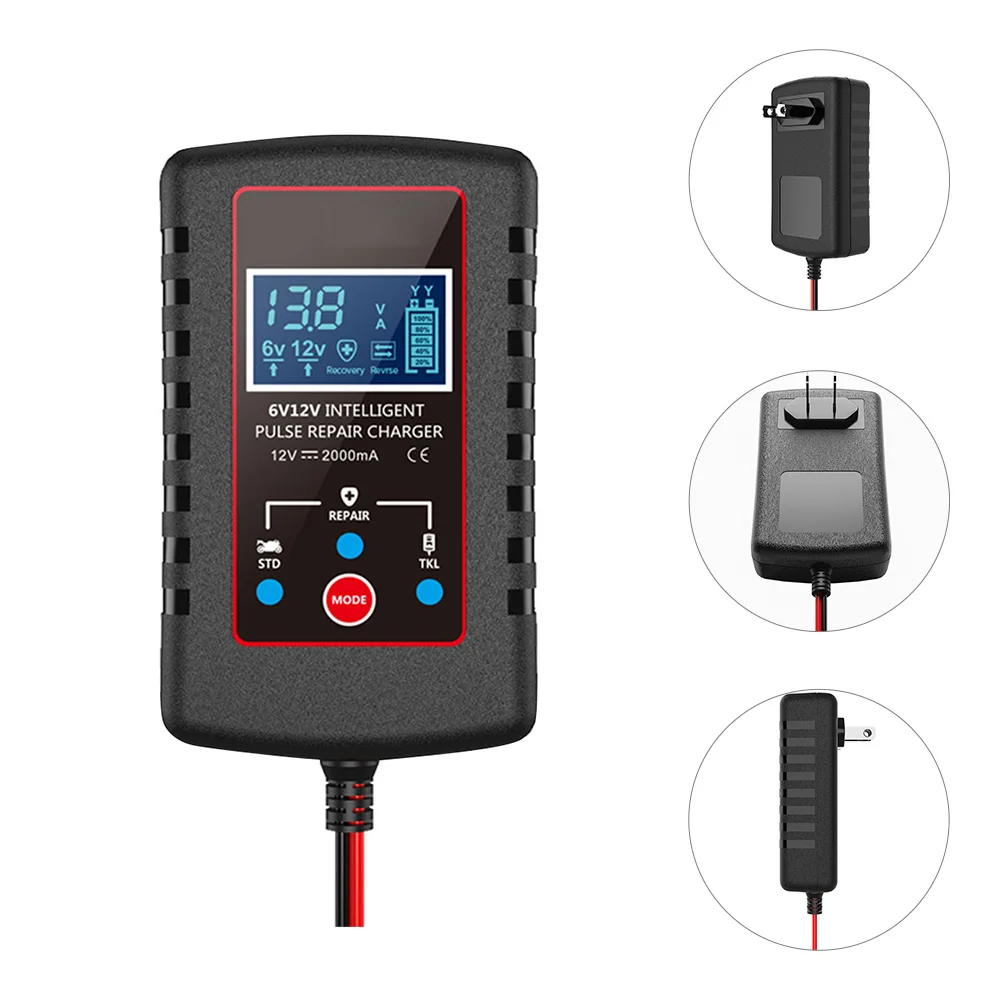 

Smart Maintainer 6V 12V Auto Repair Alligator Clip Lawnmower Car Motor Trickle