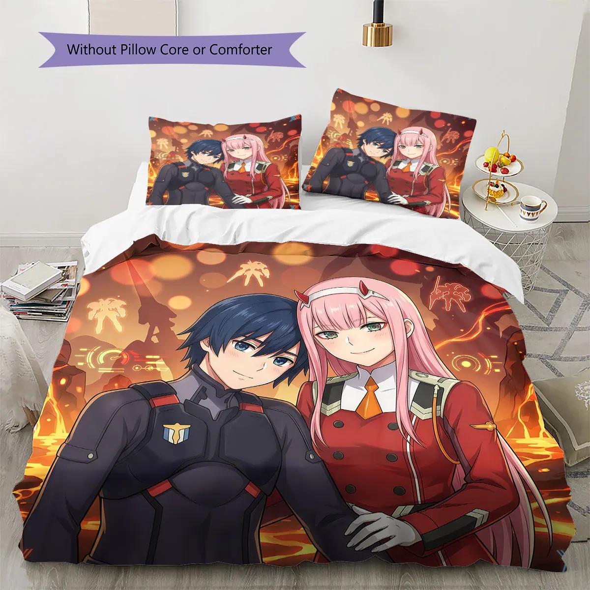 FRANXX Comfor Duvet Cover Child's Bedding Set,Extra Large Size Ideal Gift Various Sizes Available -HE67