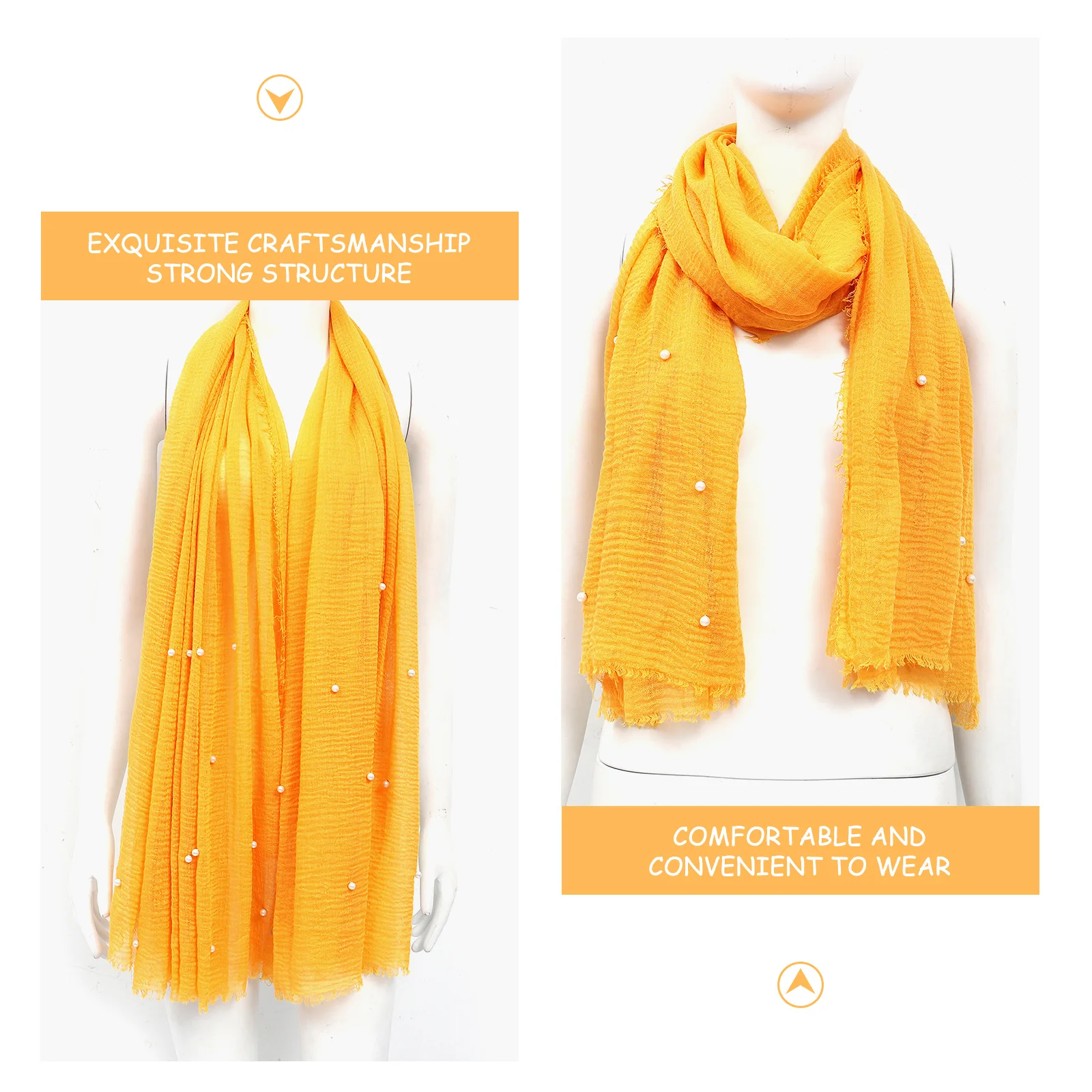 

1pc Decorated Headscarf Women Cotton Multi Purpose Shawl Comfortable Breathable Lightweight Elegant Versatile Outdoor