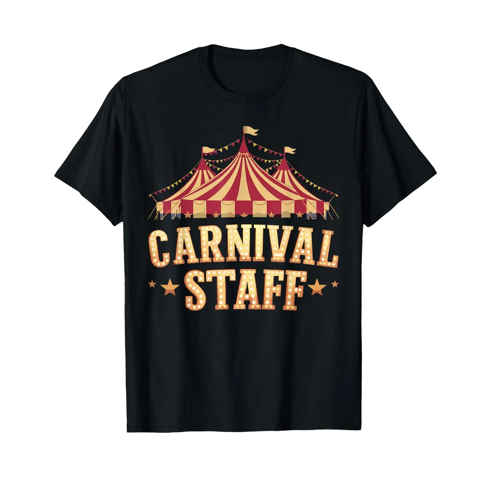 Circus Matching Carnival Staff T Shirt vintage Washed graphic Soft Casual streetwear Top For Everyday Wear homme Unisex