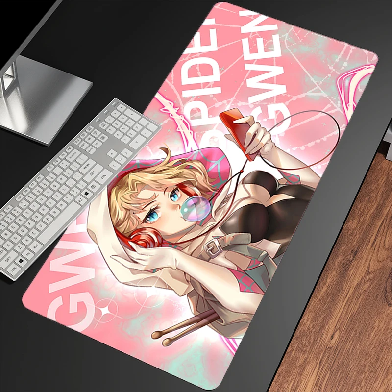 Коврик для мыши «Паук-паук» Гвен Профессиональный большой спортивный игровой коврик Speed Lock Edge Game Расширенный настольный коврик Коврик для мыши Коврик для клавиатуры