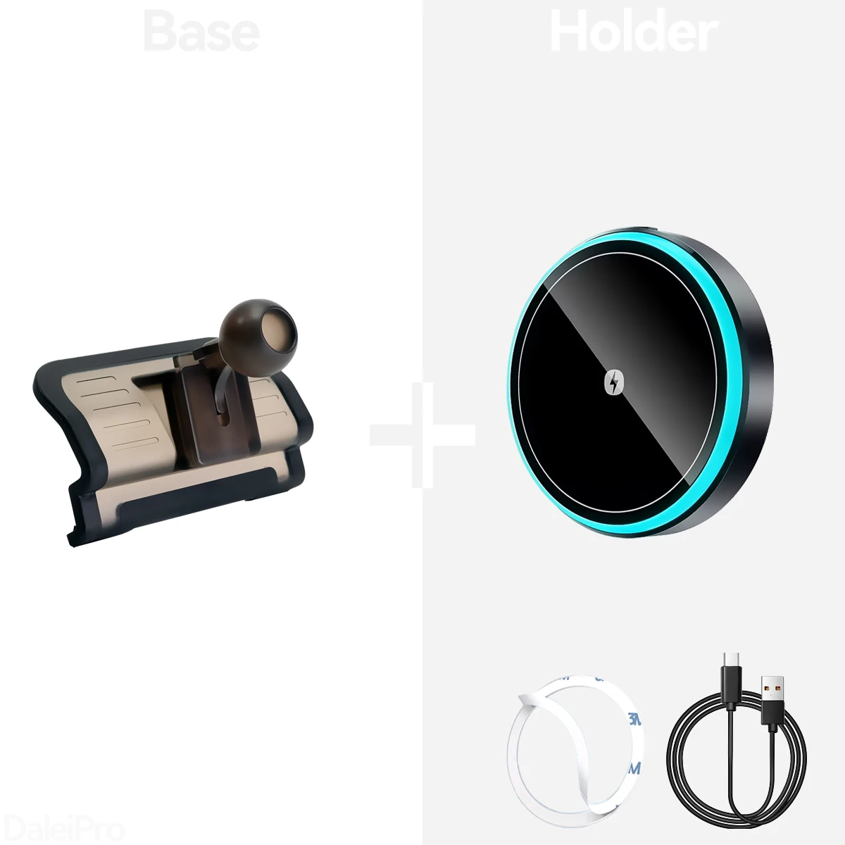Für Volkswagen Tiguan 2017-2020 2021 2022 Spezieller Auto-Handyhalter Kabelloses Ladegerät Magnetischer MagSafe Handyhalter Auto-Zubehör