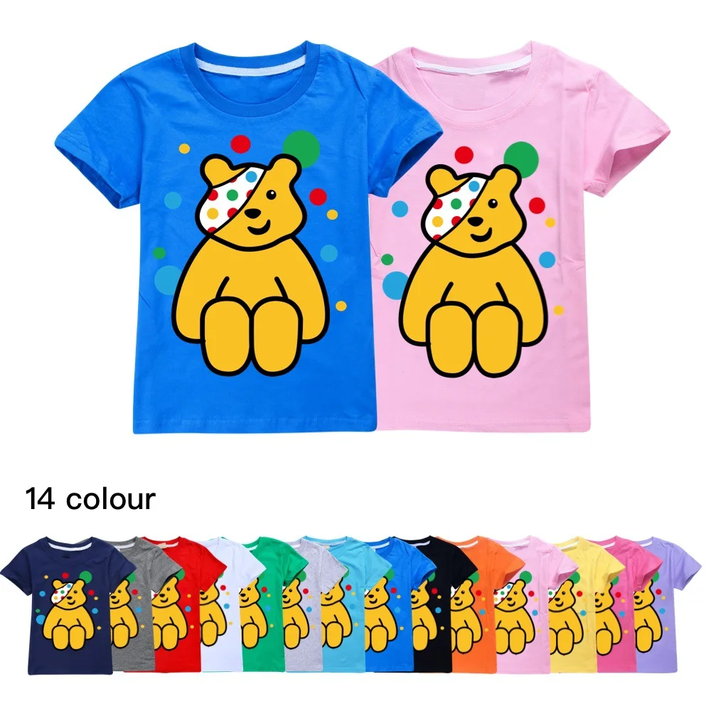 Kinder Kleidung Sommer Jungen Mode Kurzarm T-Shirt jungen grafik t-shirt DO THE FLOSS pudsey Baby Mädchen Tops Kinder Kleidung 2029