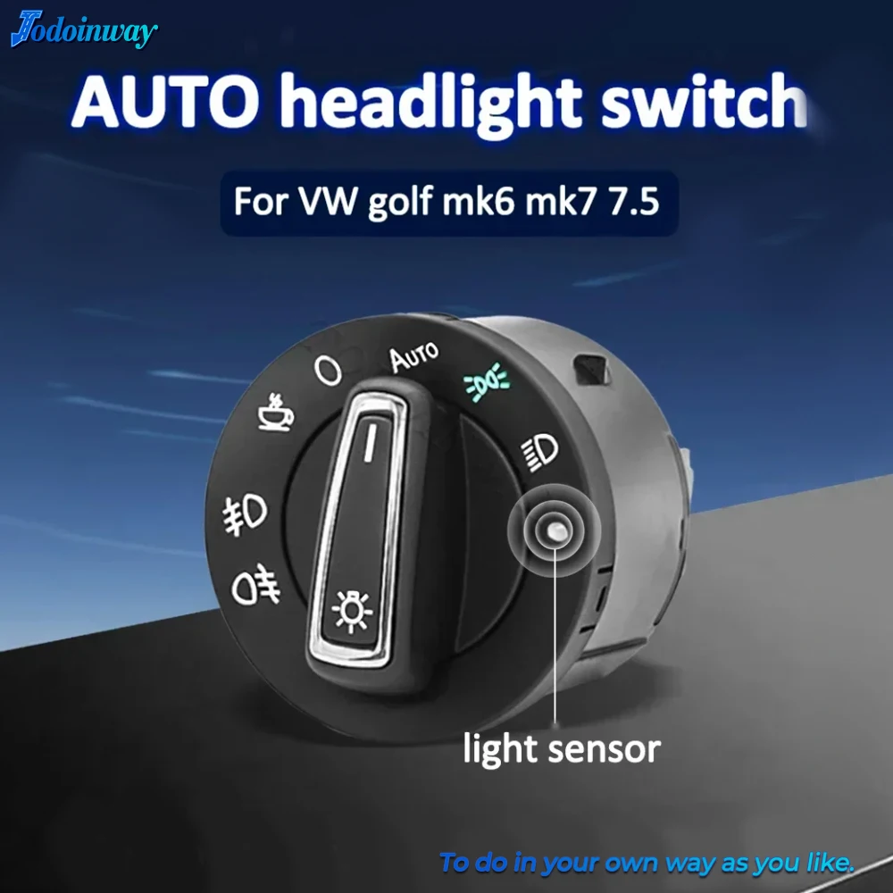 Coming Leaving Home AUTO Headlight Switch Sensor Control Module For VW Jetta 2015 Golf MK7 T-R0C Lamando Polo 2019 Accessories