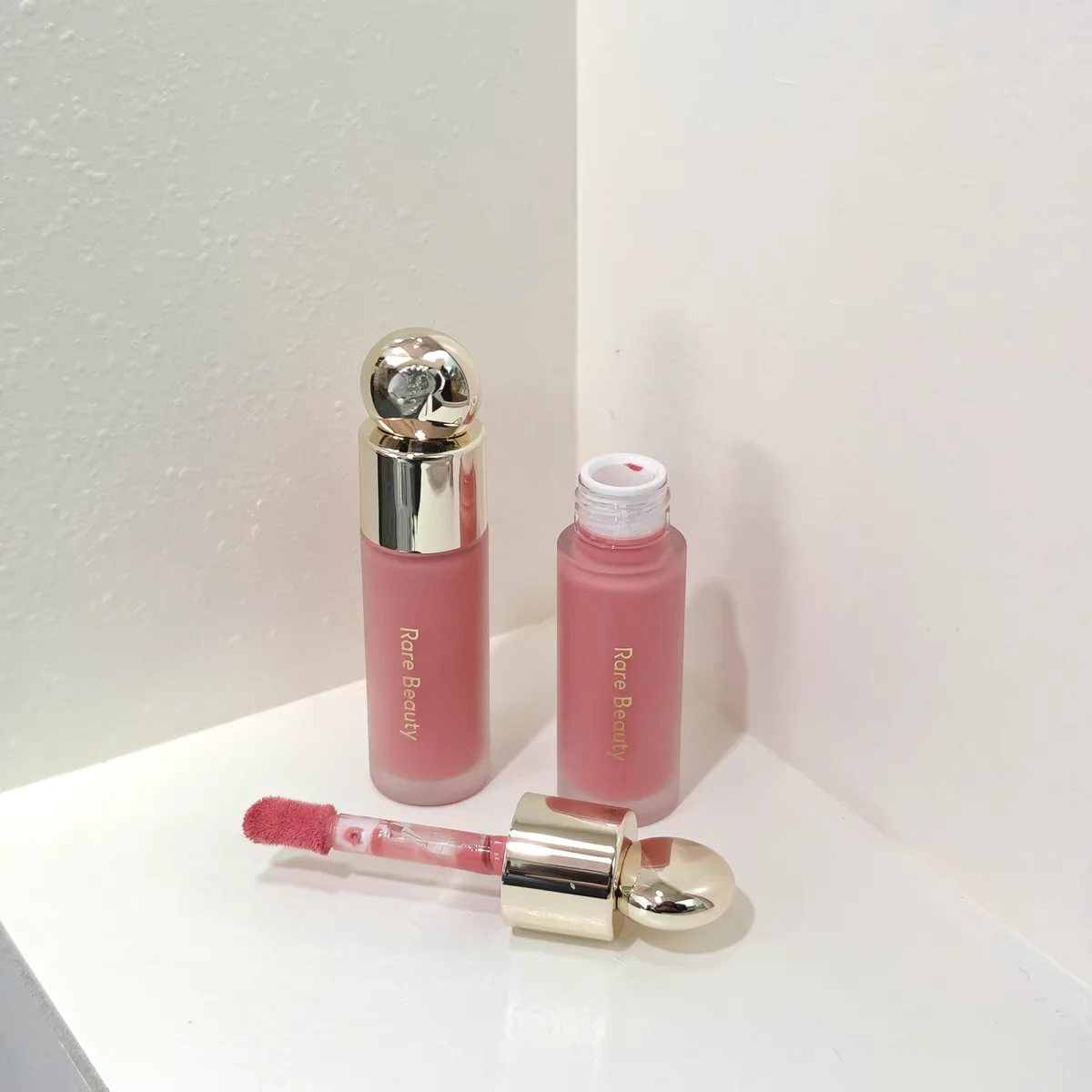 Rare Beauty Lipstick Blush Cream Eyes Liquid Cosmetics Waterproof Moisture Plump 11 Color Makeup Face Contour