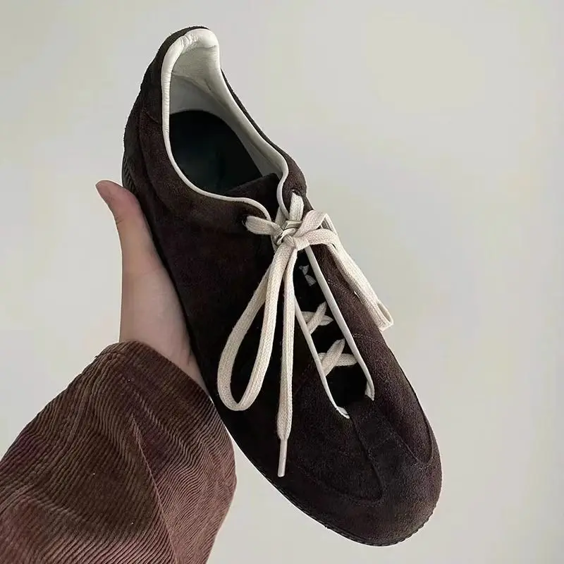 

Универсальные кроссовки Flat Bot Agan в стиле College, модные ретро-кроссовки Dequn для спорта и отдыха для мужчин и женщин