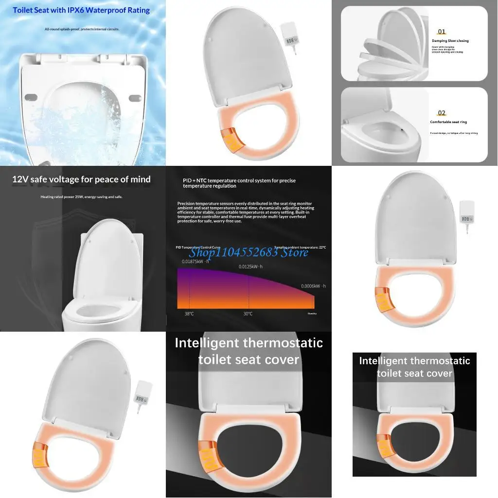 

Y6GD Green Warmed Toilet Chair 110V Minimizing Daily Electricity Utilization
