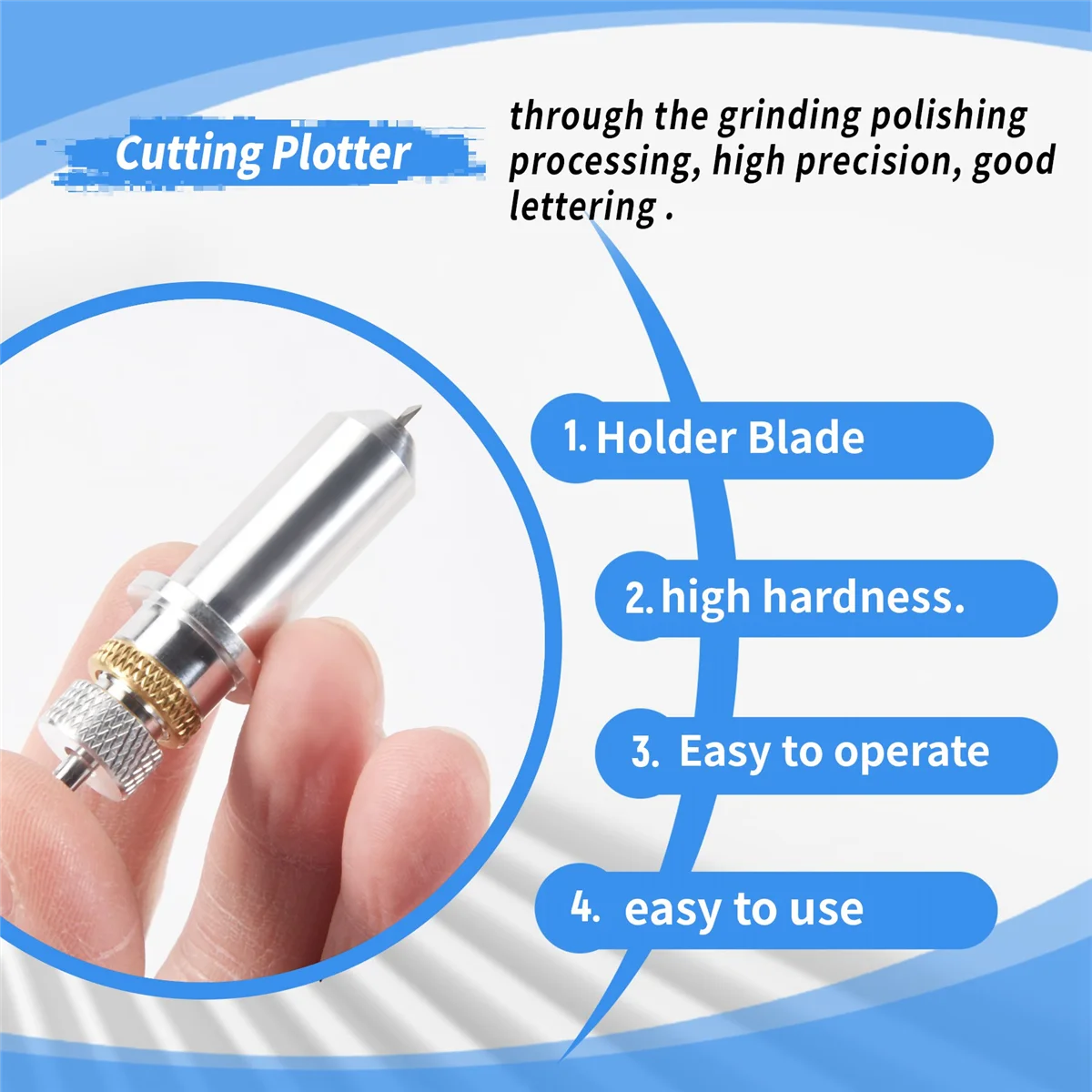 Better Quality 15 PCS 30/45/60 Degree Vinyl Cutter Carbide Blades with Blade Holder Blade Housing for Silhouette Cameo 3 Vinyl C view 6