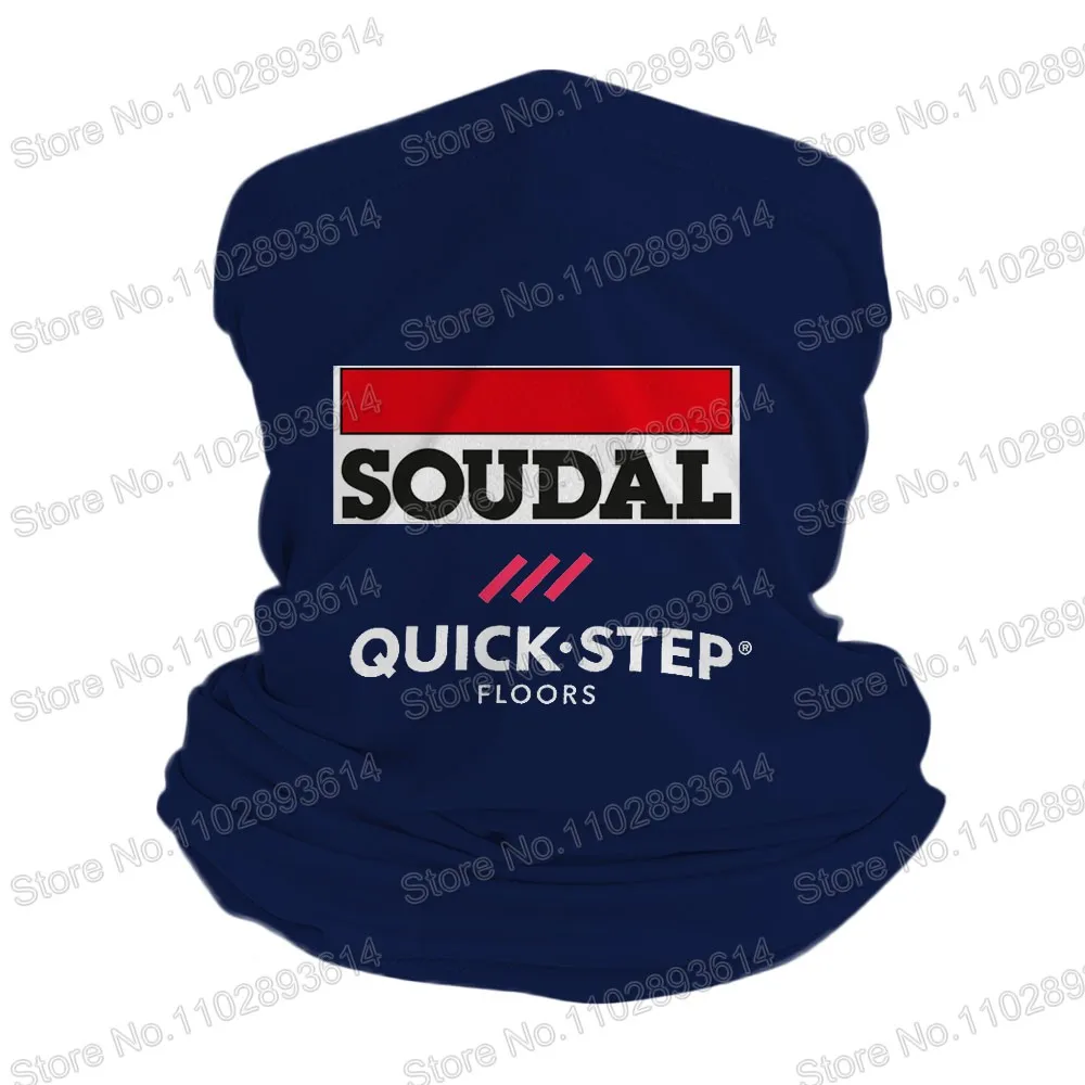 Soudal QUICK STEP 2024 copricapo ciclismo scaldacollo multifunzionale protezione UV giro sciarpa magica pesca escursionismo fascia