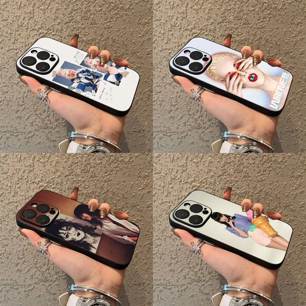 

K-Katy Witness Smile Perry Phone Case For iPhone 16,15,14,13,12,11,Pro,XS,Max,XR,Plus,E,SE4,Mini Black Soft Cover