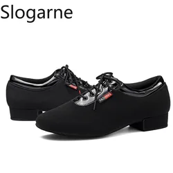 Dance Shoes Men 2026 New Modern Dance Shoes Indoor Outdoor Suede Soft Sole Men's Training Stage Dance Wear Male Jazz Latin Shoes