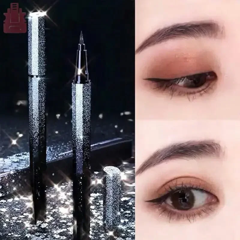 High Quality Magic Starry Silk Pipe Liquid Eyeliner Pen Makeup waterproof Sweatproof lasting Eye liner Pencil Tint Cosmetics New