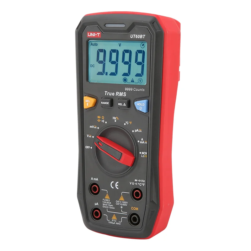 u ni-t UT60BT Bluetooth Digital Multimeter 1000V True RMS Temperature NCV   Cycle Diode Tester Voltmeter Ohm Meter