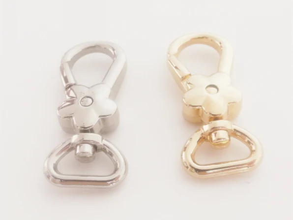 กระเป๋าสตางค์ตะขอ,ตะขอหมุน,หนัง Hook,สุนัข Clasps,กระเป๋า Clasp,Chain Snap,ภายใน1/2นิ้ว4Pcs HK-046