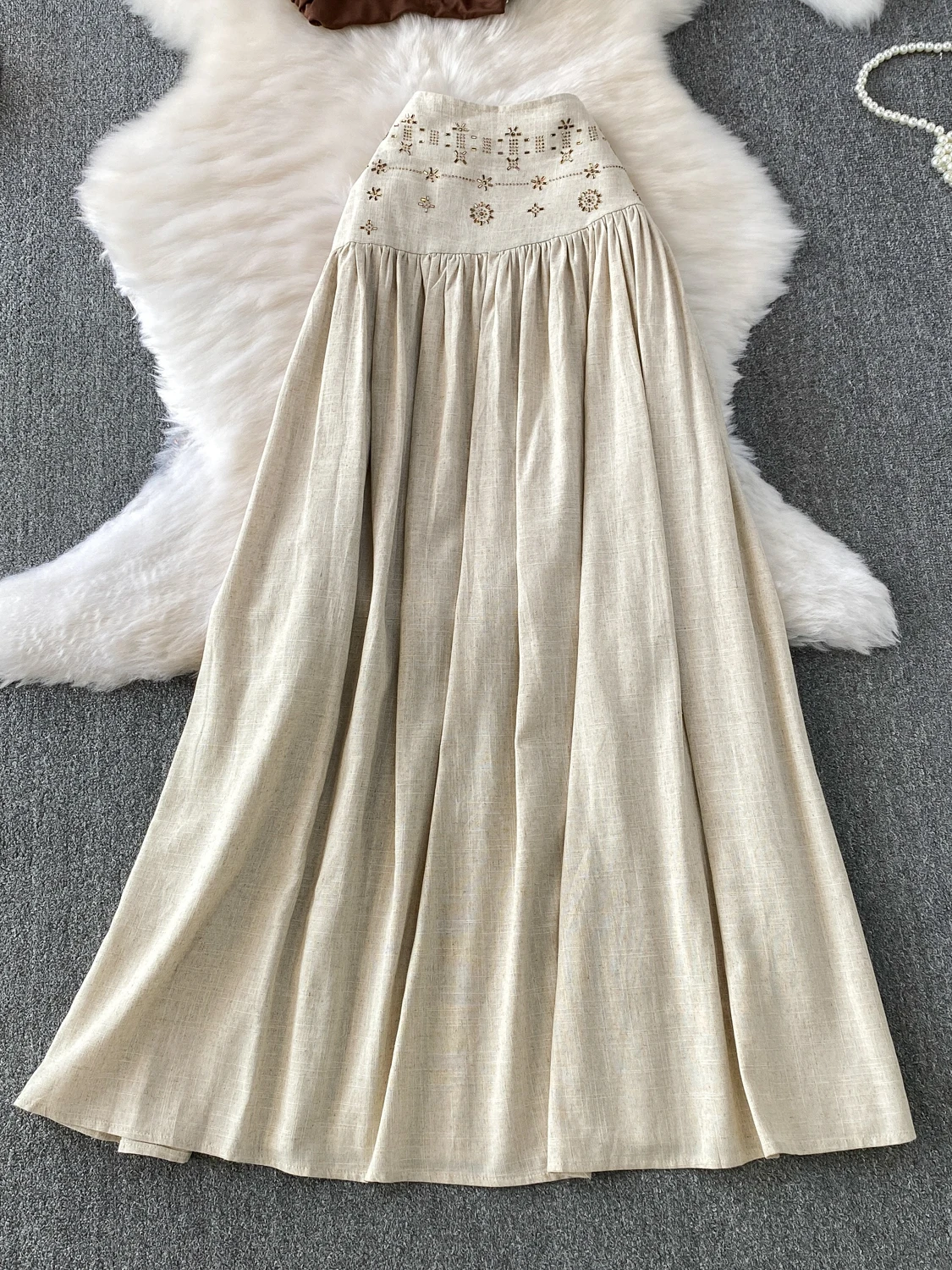 섹시한 크롭탑과 하이웨이스트 스커트 투피스 세트 (십대용) 통기성 좋은 크로스 플리츠 디자인 여름 패션