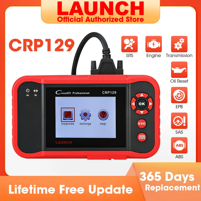 Launch Creader CRP129 OBD2 Scanner Diagnostic Tools Auto Code Reader professional Automotive Scanner Obd Diagnostic For All Cars