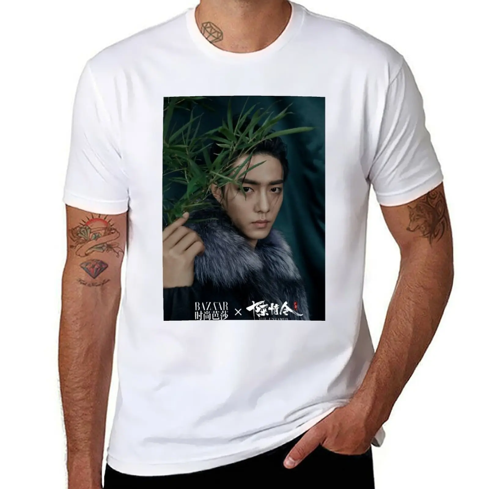 

Xiao T-Shirt for man Zhan cotton t g designer t shirts man tshirt shirt 100% men